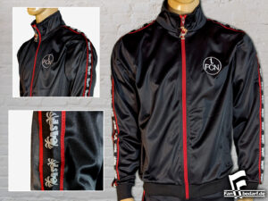 Individuell geschneiderte Track-Top Trainingsjacke des Fanclubs OASE Nürnberg ✯ individuelle Fankleidung