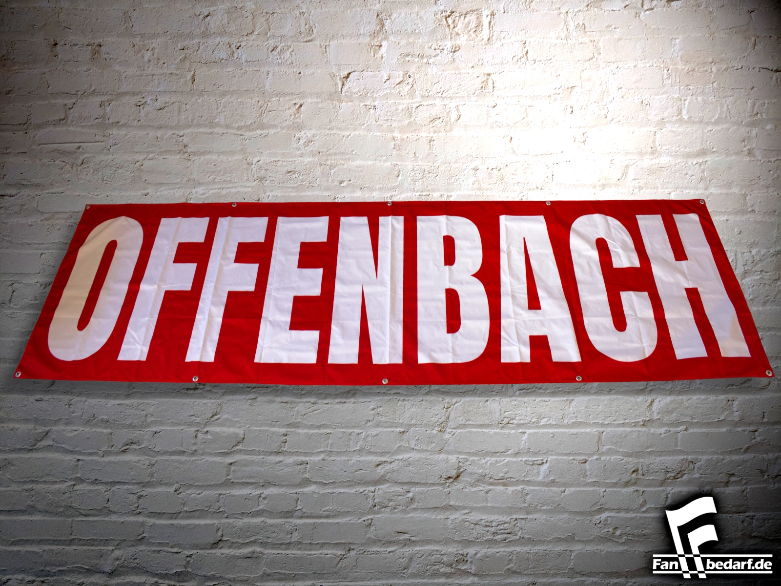 Offenbach ✯ Fanbedarf.de Ofenbach Zaunfahne frei nach Wunsch produziert. ✯ individuelle Fankleidung